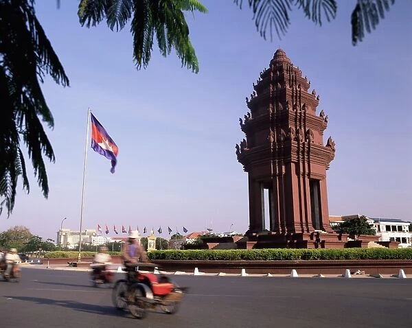 The Independence Monument, Phnom Penh, Cambodia, Indochina, Southeast Asia, Asia