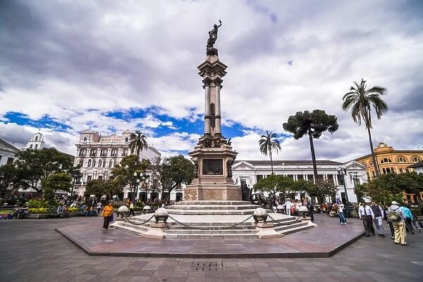 Independence Square, the Historic Centre of Quito Old Town, Quito, UNESCO World Heritage Site