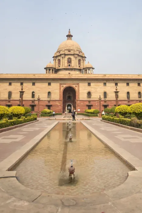 Framed Print : Indian Government buildings, New Delhi, India, Asia Framed Print : Indian Government buildings, New Delhi, India, Asia