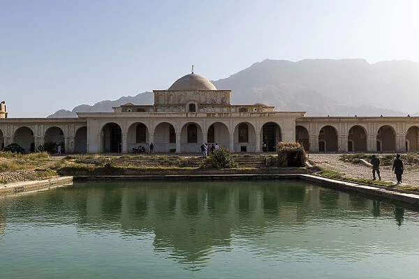 Indian style Tashkurgan Palace former summer palace of the king, outside Mazar-E-Sharif