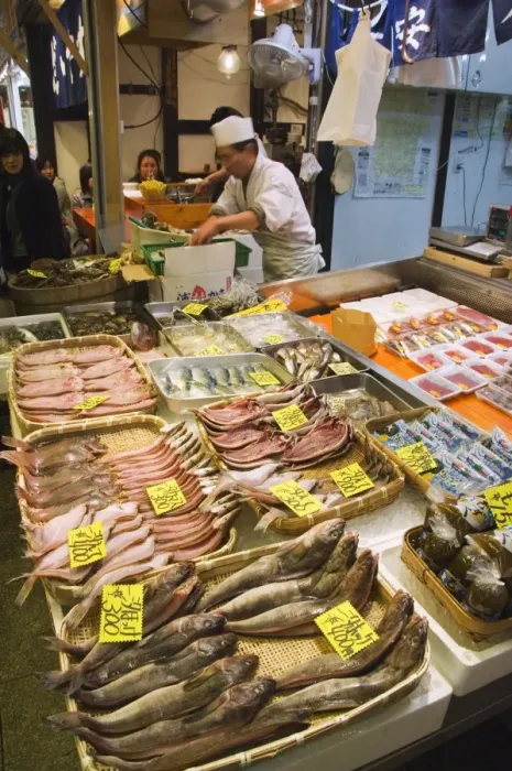 Framed Print : Indoor market fish stall Framed Print : Indoor market fish stall