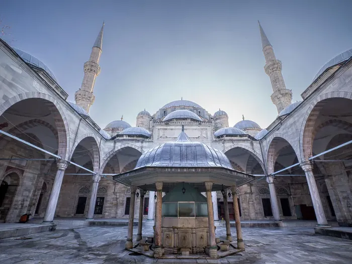 Framed Print : Inner cloister of Shehzade (Sehzade) Camii Mosque, Istanbul, Turkey, Europe Framed Print : Inner cloister of Shehzade (Sehzade) Camii Mosque, Istanbul, Turkey, Europe