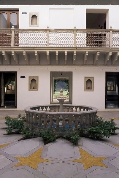 One of the inner courtyards of the palace