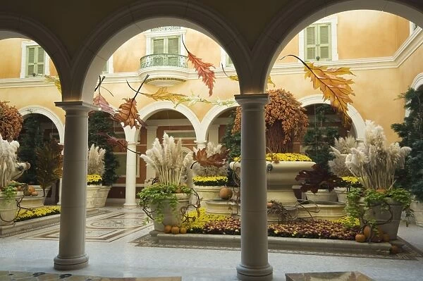 Inside the Bellagio Hotel