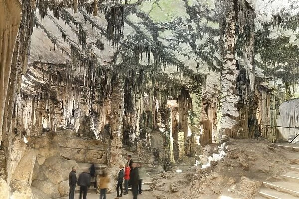 Inside the Caves d Arta, Llevant, Mallorca, Balearic Islands, Spain, Europe