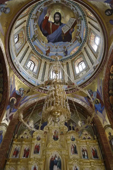 Framed Print : Inside one of the churches, Curchi Monastery, Curchi, Moldova, Europe Framed Print : Inside one of the churches, Curchi Monastery, Curchi, Moldova, Europe