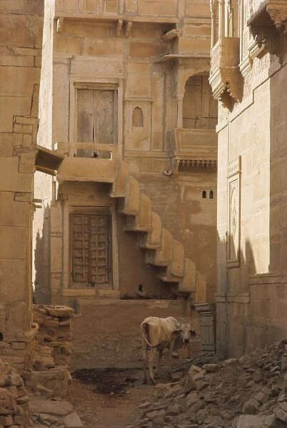 Inside the Fort, Jaisalmer, Rajasthan state, India, Asia