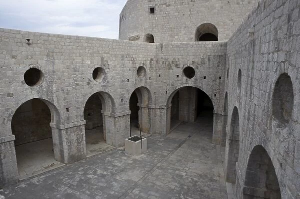 Inside Fortress Lovrijenac, Dubrovnik, Croatia, Europe