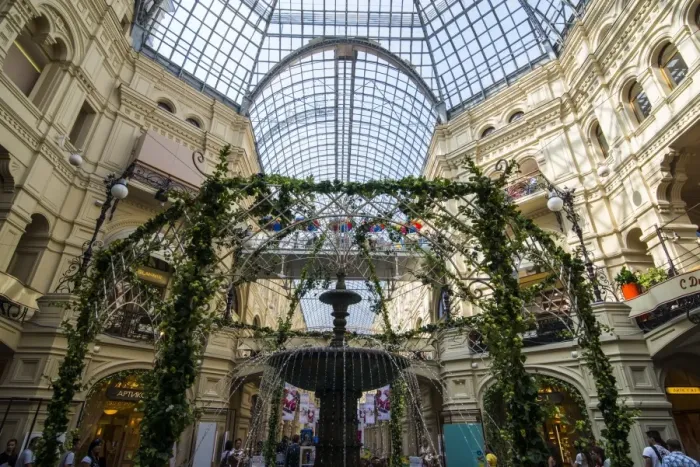 Framed Print : Inside GUM, the largest department store in Moscow, Russia, Europe Framed Print : Inside GUM, the largest department store in Moscow, Russia, Europe