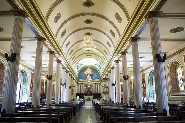 Inside the Metropolitana Cathedral, San Jose, Costa Rica, Central America