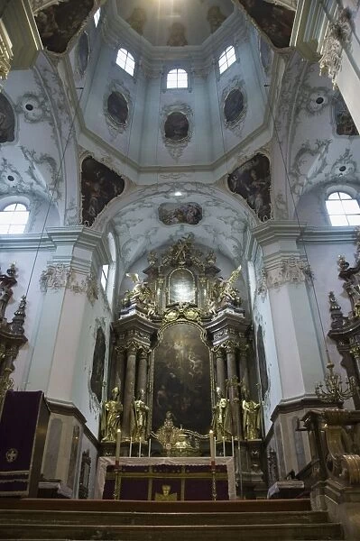 Inside St. Peters Church, Salzburg, Austria, Europe
