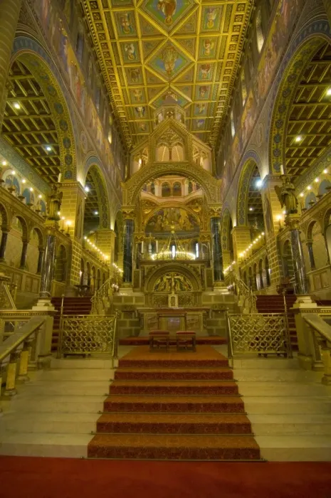 Framed Print : Inside view of the Szent Peter Basilica, Pecs, Hungary, Europe Framed Print : Inside view of the Szent Peter Basilica, Pecs, Hungary, Europe