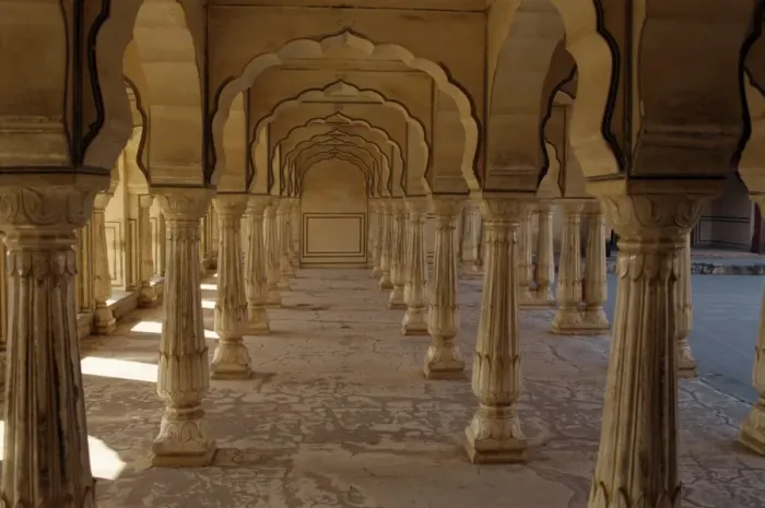 Framed Print : Interior of Amber Fort and Palace Framed Print : Interior of Amber Fort and Palace