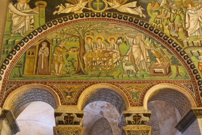 Framed Print : Interior of Basilica di San Vitale
