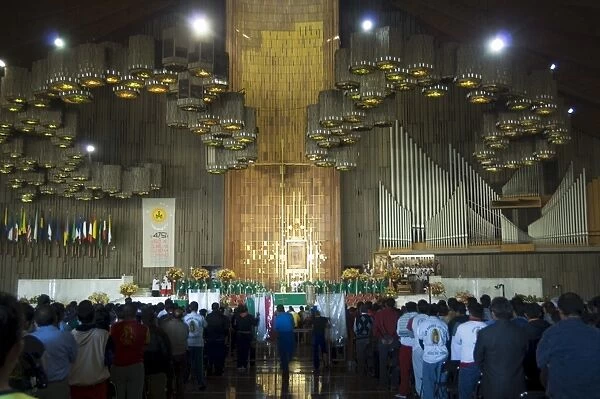 Interior of the Basilica de Guadalupe