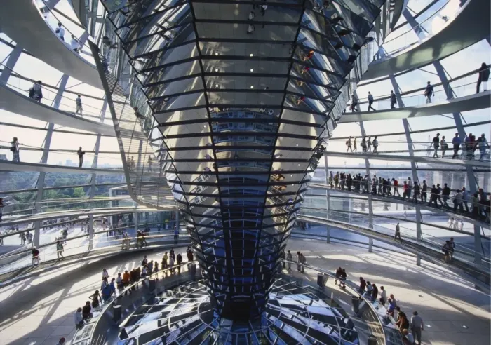 Framed Print : Interior of the Bundestag, Berlin, Germany Framed Print : Interior of the Bundestag, Berlin, Germany
