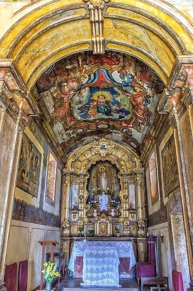 Interior of the Capela de Nossa Senhora do Pilar, Sabara, Belo Horizonte, Minas Gerais, Brazil, South America