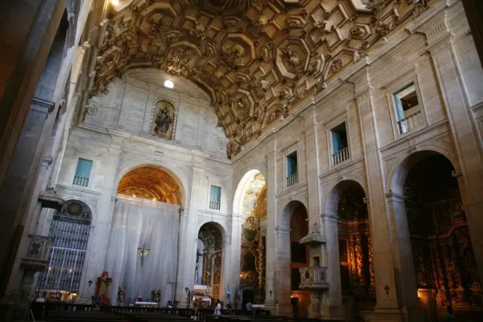 Framed Print : Interior of Catedral Basilica on Terreiro de Jesus Square, Salvador (Salvador de Bahia), Bahia, Brazil, South America Framed Print : Interior of Catedral Basilica on Terreiro de Jesus Square, Salvador (Salvador de Bahia), Bahia, Brazil, South America