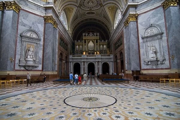 Interior of the Cathedral, Esztergom, Hungary, Europe