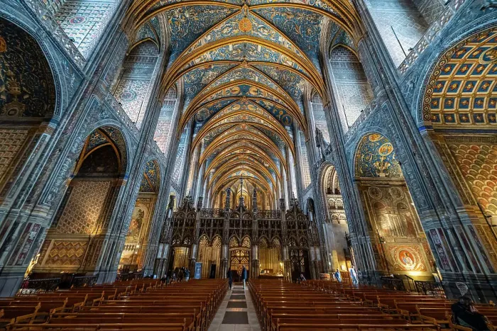 Framed Print : Interior of the Cathedral Sainte-Cecile, UNESCO World Heritage Site, Albi, Midi-Pyrenees, France, Europe Framed Print : Interior of the Cathedral Sainte-Cecile, UNESCO World Heritage Site, Albi, Midi-Pyrenees, France, Europe