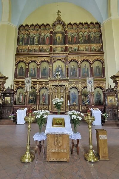 Interior of the Church of the Holy Mother of God