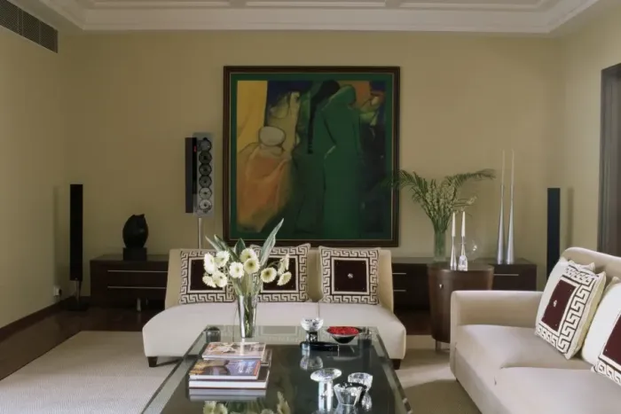Framed Print : Interior of contemporary home of a wealthy owner from Framed Print : Interior of contemporary home of a wealthy owner from