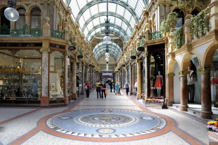 Framed Print : Interior of Cross Arcade, Leeds, West Yorkshire, England, United Kingdom, Europe Framed Print : Interior of Cross Arcade, Leeds, West Yorkshire, England, United Kingdom, Europe
