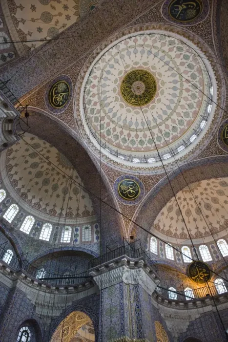 Framed Print : Interior, dome, New Mosque, Istanbul, Turkey, Europe Framed Print : Interior, dome, New Mosque, Istanbul, Turkey, Europe