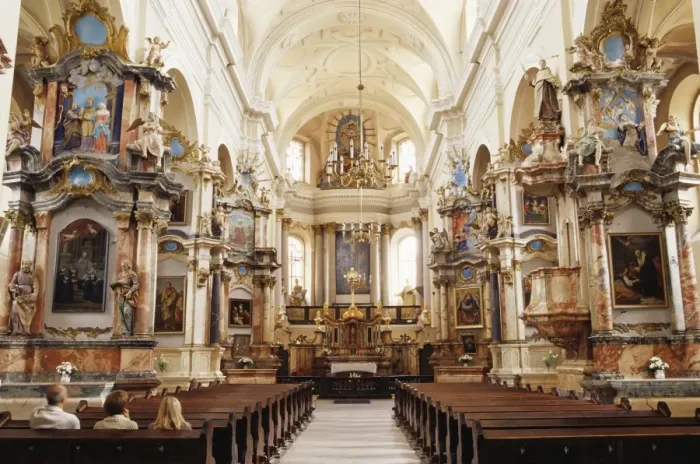 Framed Print : Interior, Dominican Church of the Holy Spirit Framed Print : Interior, Dominican Church of the Holy Spirit