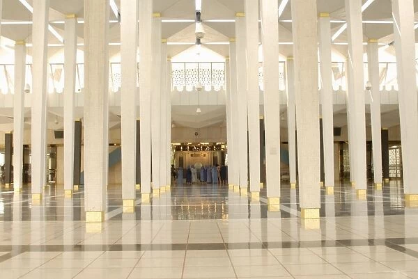 Interior entrance hall of National (Negara) Mosque