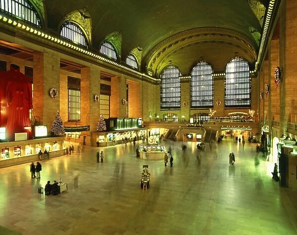 Interior of Grand Central Station in New York, United States of America, North America