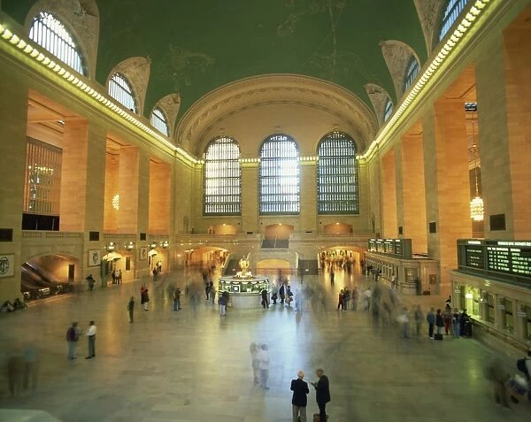 Interior of Grand Central Station, New York, United States of America, North America