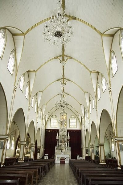 Interior of the Iglesa de Grecia church, Grecia, Central Highlands, Costa Rica