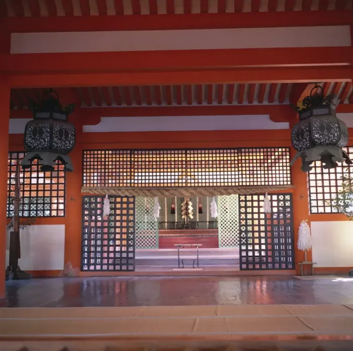 Framed Print : Interior of Itsukushima-jinja Shrine Framed Print : Interior of Itsukushima-jinja Shrine
