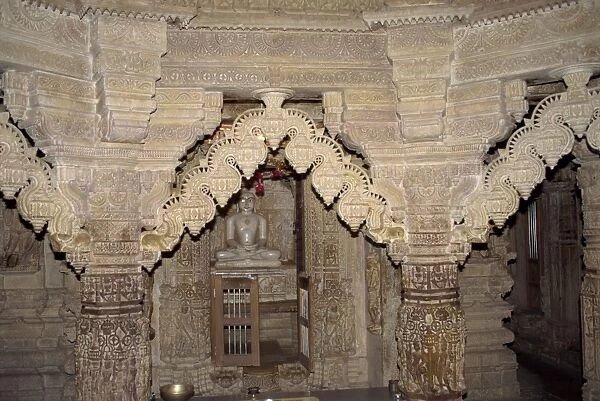 Interior of Jain Temple in the old city
