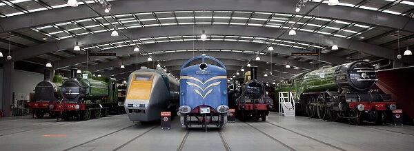 Interior of Locomotion, The National Railway Museum at Shildon, County Durham