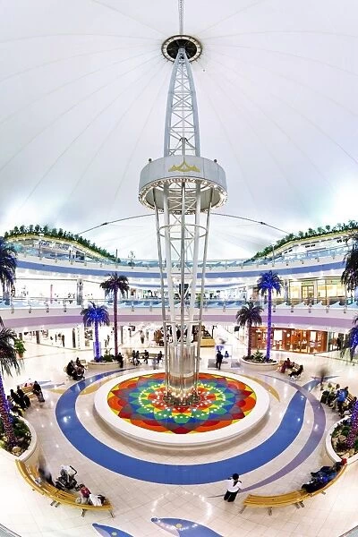 Interior of Marina Mall Shopping Centre, Abu Dhabi`s largest Mall, Abu Dhabi