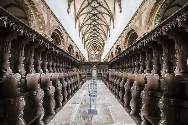 Interior of Maulbronn Monastery, UNESCO World Heritage Site, Baden Wurttemberg, Germany
