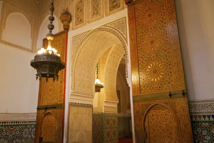 Framed Print : Interior of Mausoleum of Moulay Ismail, Meknes, Morocco, North Africa, Africa Framed Print : Interior of Mausoleum of Moulay Ismail, Meknes, Morocco, North Africa, Africa