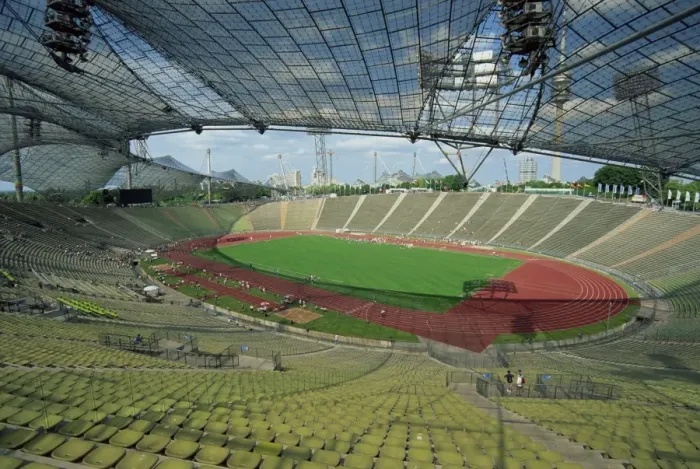 Framed Print : Interior of the Olympic Stadium