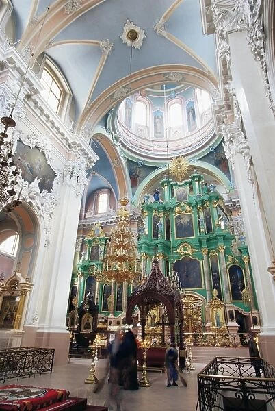 Interior of the Orthodox Church of the Holy Spirit