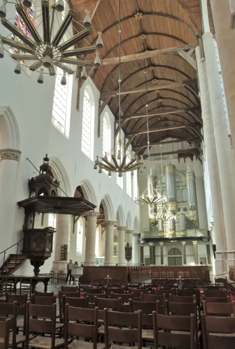 Framed Print : Interior, Oude Kirk (Old Church) Framed Print : Interior, Oude Kirk (Old Church)