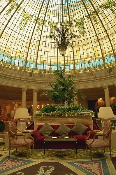 Interior, Palace Hotel, Madrid, Spain, Europe
