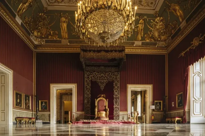 Framed Print : Interior of Palazzo Reale di Napoli, Naples, Campania, Italy, Europe Framed Print : Interior of Palazzo Reale di Napoli, Naples, Campania, Italy, Europe