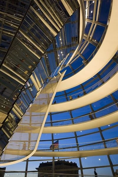 Interior of Reichstag Parliament building