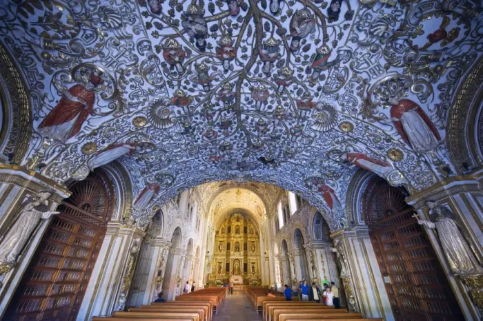 Framed Print : Interior of Santo Domingo church, Oaxaca, Oaxaca state, Mexico, North America Framed Print : Interior of Santo Domingo church, Oaxaca, Oaxaca state, Mexico, North America