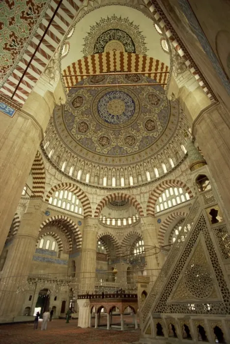 Framed Print : Interior of the Selimiye Mosque at Edirne Framed Print : Interior of the Selimiye Mosque at Edirne