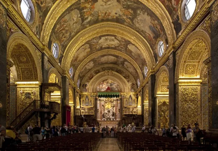 Framed Print : Interior of St. Johns CoCathedral, Valletta, Malta, Europe Framed Print : Interior of St. Johns CoCathedral, Valletta, Malta, Europe