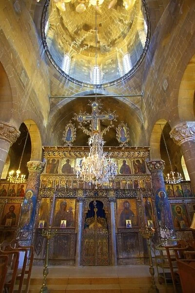 Interior of St. Mamas Monastery, Guzelyurt, North Cyprus, Cyprus, Europe