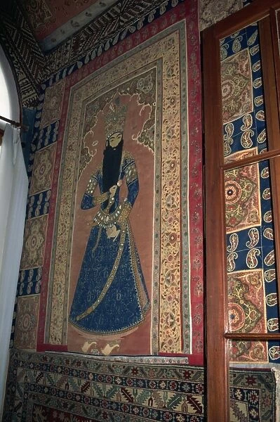 Interior tapestry, Alupka Palace, Yalta, Crimea, Ukraine, Europe